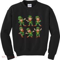 Dancing Leprechaun Dab Kids Sweatshirt thumb 0