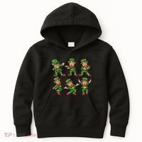 Dancing Leprechaun Dab Kids Hoodie thumb 0