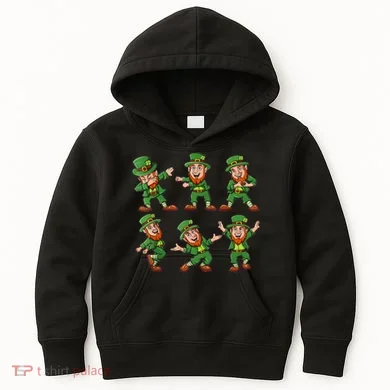 Dancing Leprechaun Dab Kids Hoodie