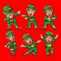 Dancing Leprechaun Dab Santa Hat thumb 1