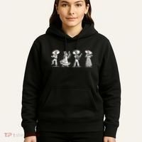 Dancing Mexican Skeletons Playing Music Hoodie thumb 5