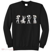 Dancing Mexican Skeletons Playing Music Sweatshirt thumb 0