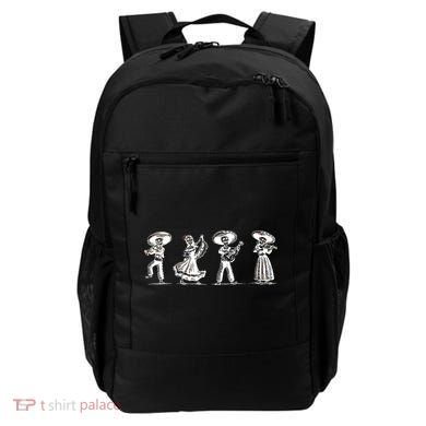 Dancing Mexican Skeletons Playing Music Backpack