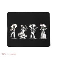 Dancing Mexican Skeletons Playing Music Mousepad thumb 0