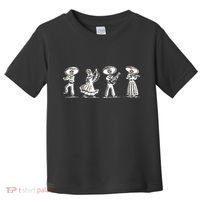 Dancing Mexican Skeletons Playing Music Toddler T-Shirt thumb 0