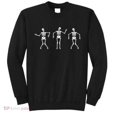 Dancing Skeletons Cute Halloween Sweatshirt