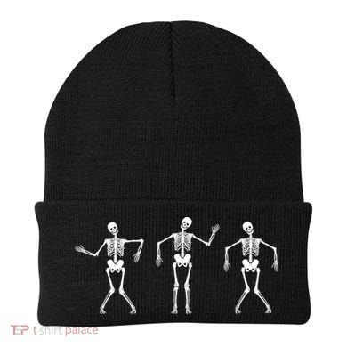Dancing Skeletons Cute Halloween Beanie