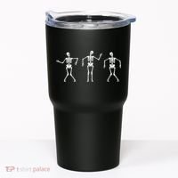 Dancing Skeletons Cute Halloween Tumbler thumb 0