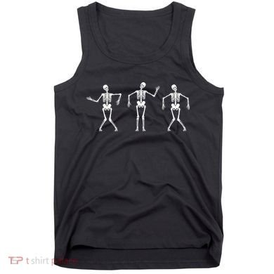 Dancing Skeletons Cute Halloween Tank Top