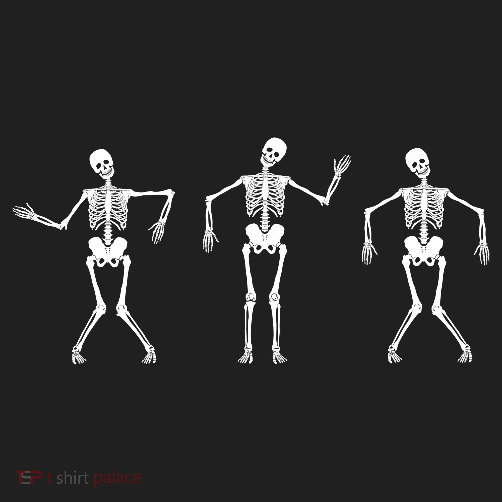 Dancing Skeletons Cute Halloween Golf Towel