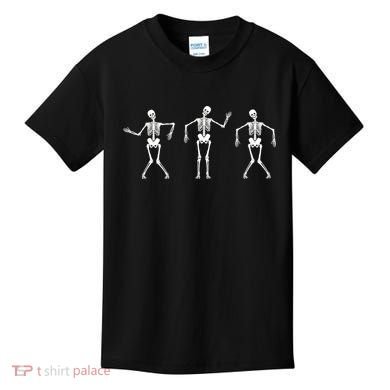 Dancing Skeletons Cute Halloween Kids T-Shirt