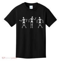 Dancing Skeletons Cute Halloween Kids T-Shirt thumb 0