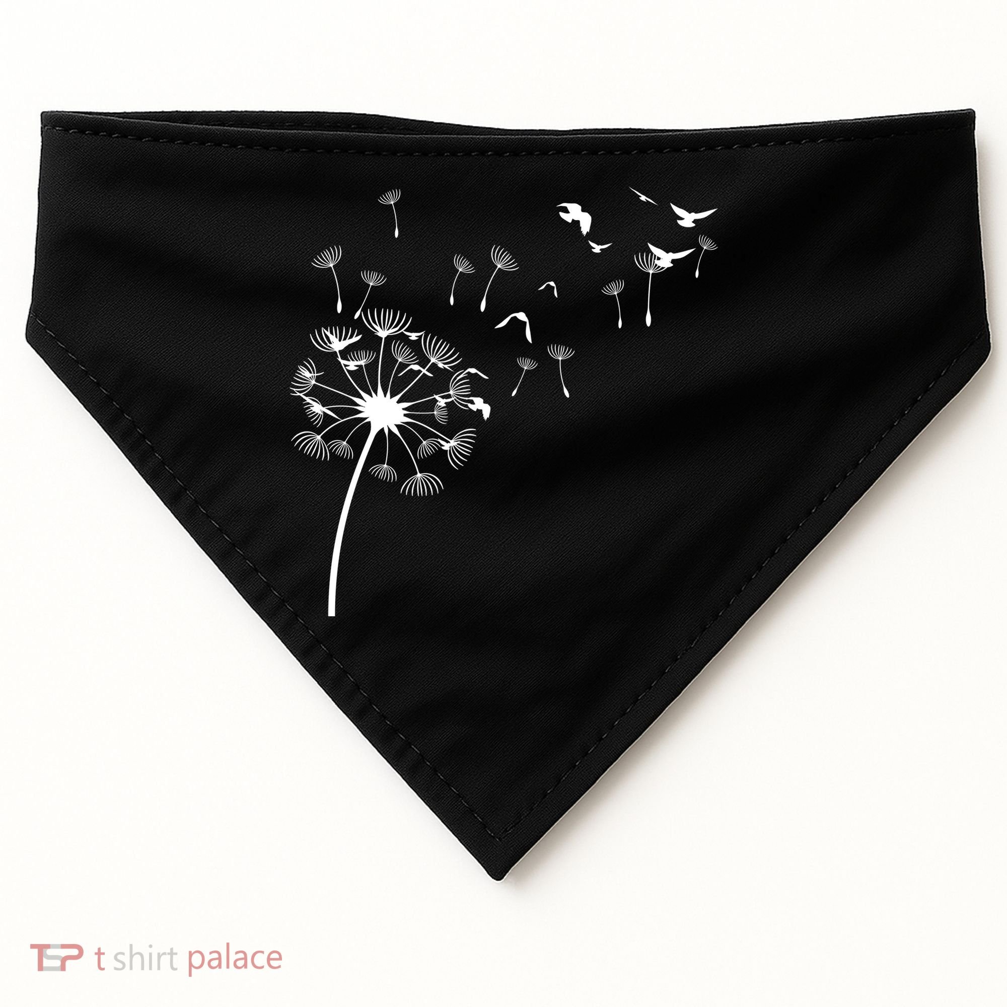 Dandelion Birds USA-Made Doggie Bandana