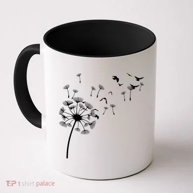 Dandelion Birds Coffee Mug