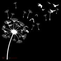 Dandelion Birds Ornament thumb 1