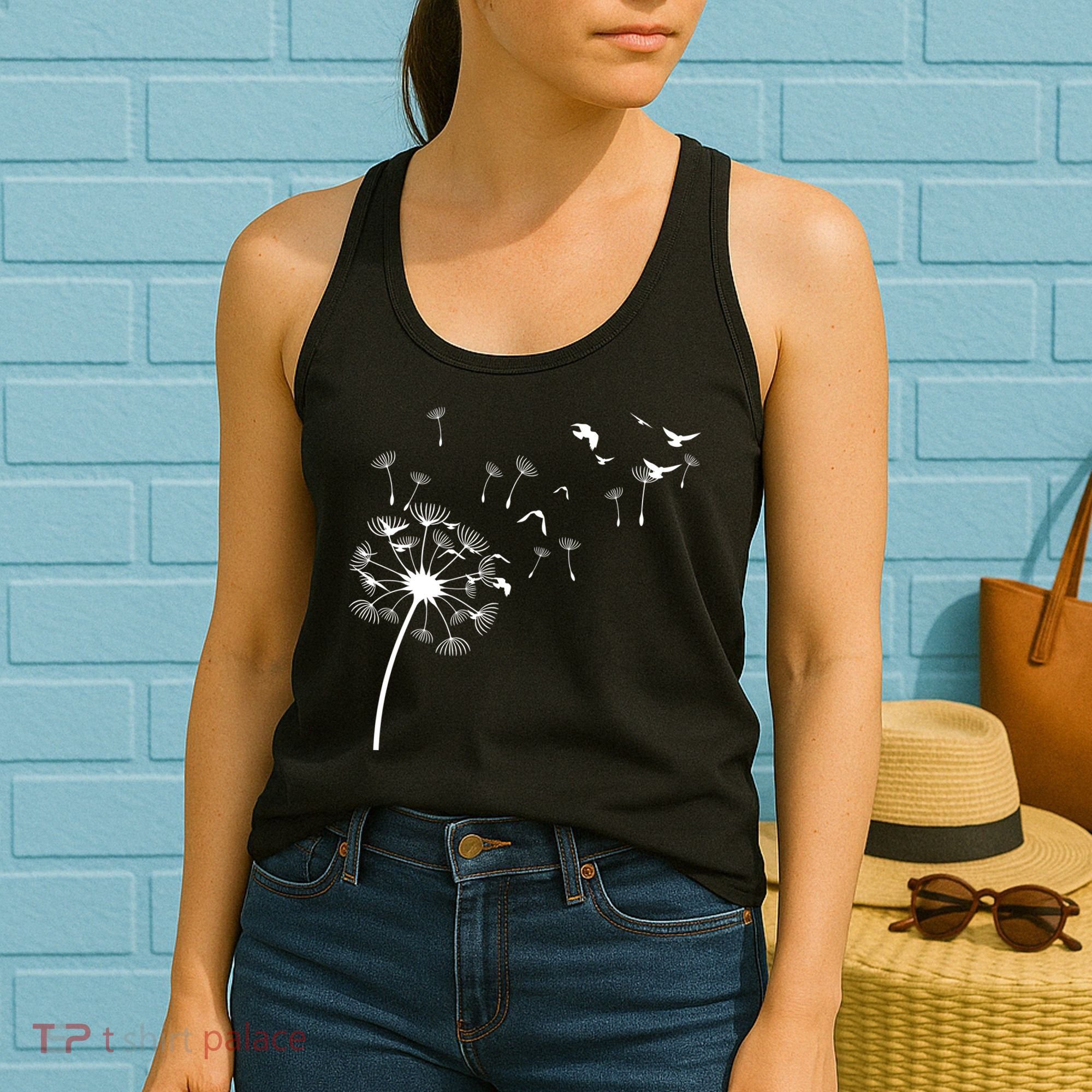 Dandelion Birds Women's Tank Top