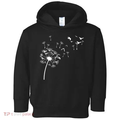 Dandelion Birds Toddler Hoodie