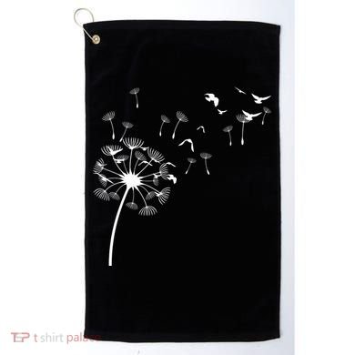 Dandelion Birds Golf Towel