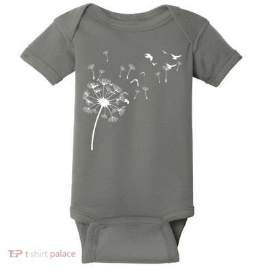 Dandelion Birds Baby Bodysuit