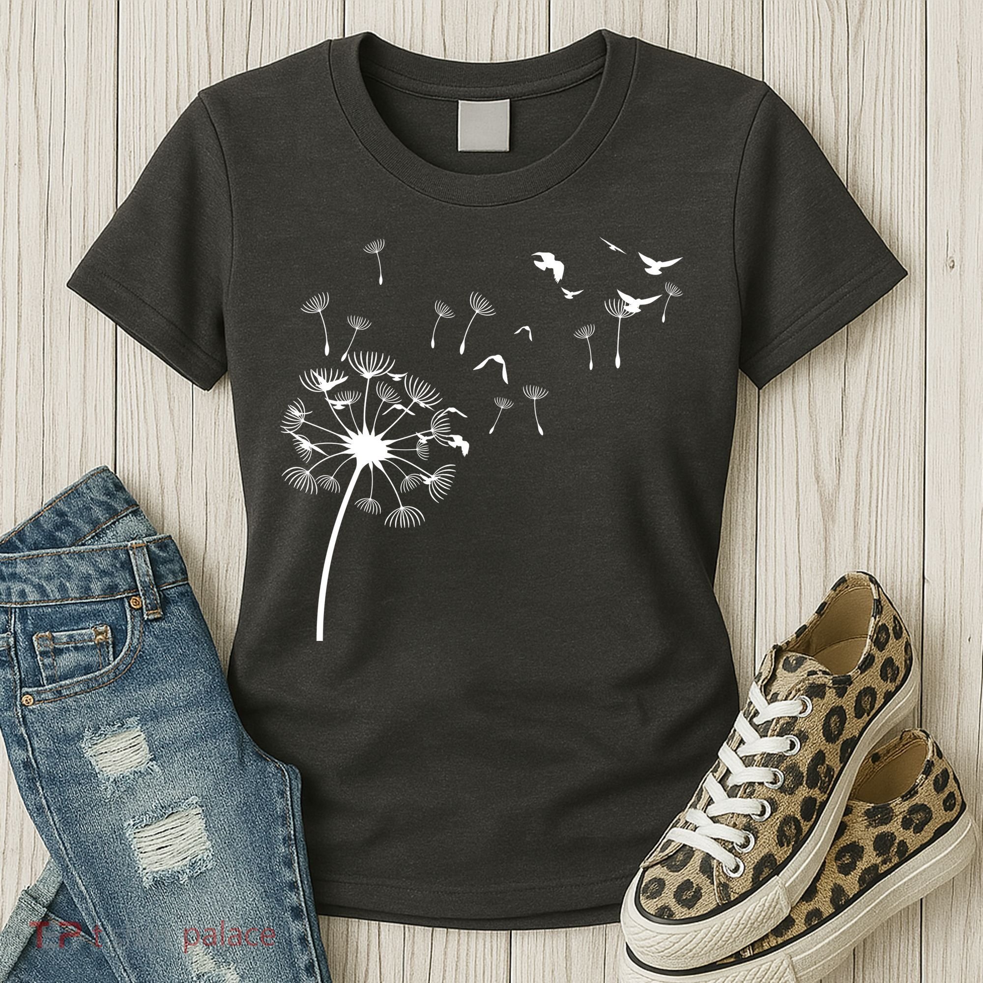 Dandelion Birds Women's T-Shirt