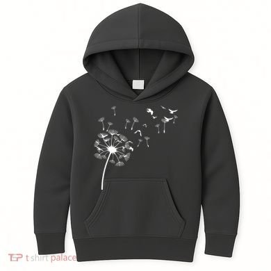 Dandelion Birds Kids Hoodie