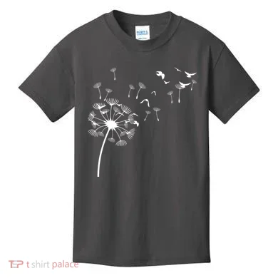 Dandelion Birds Kids T-Shirt