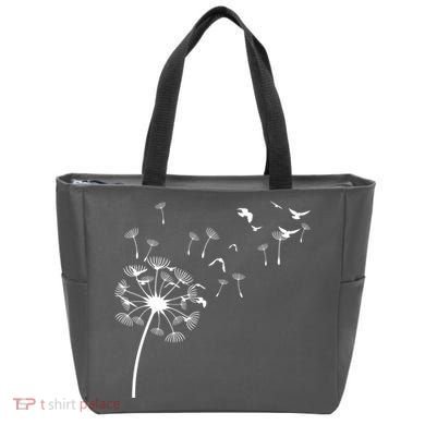 Dandelion Birds Tote Bag