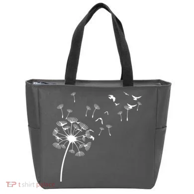 Dandelion Birds Tote Bag