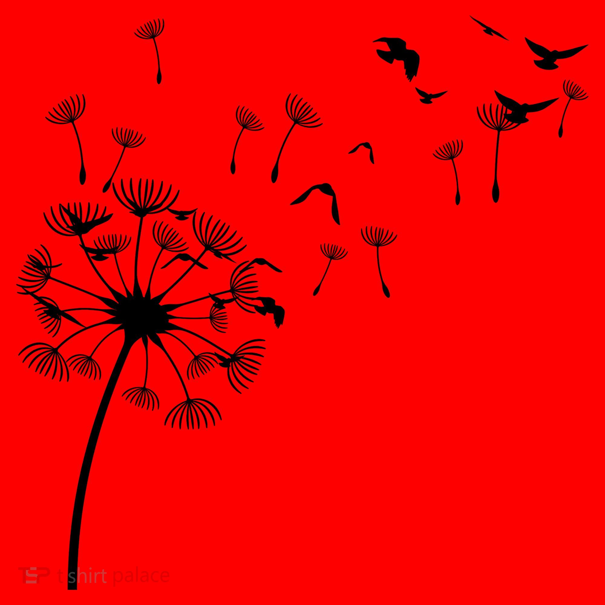 Dandelion Birds Santa Hat