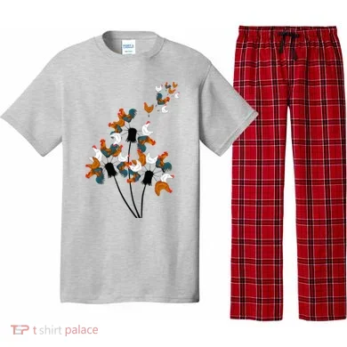 Dandelion Chicken Pajama Set
