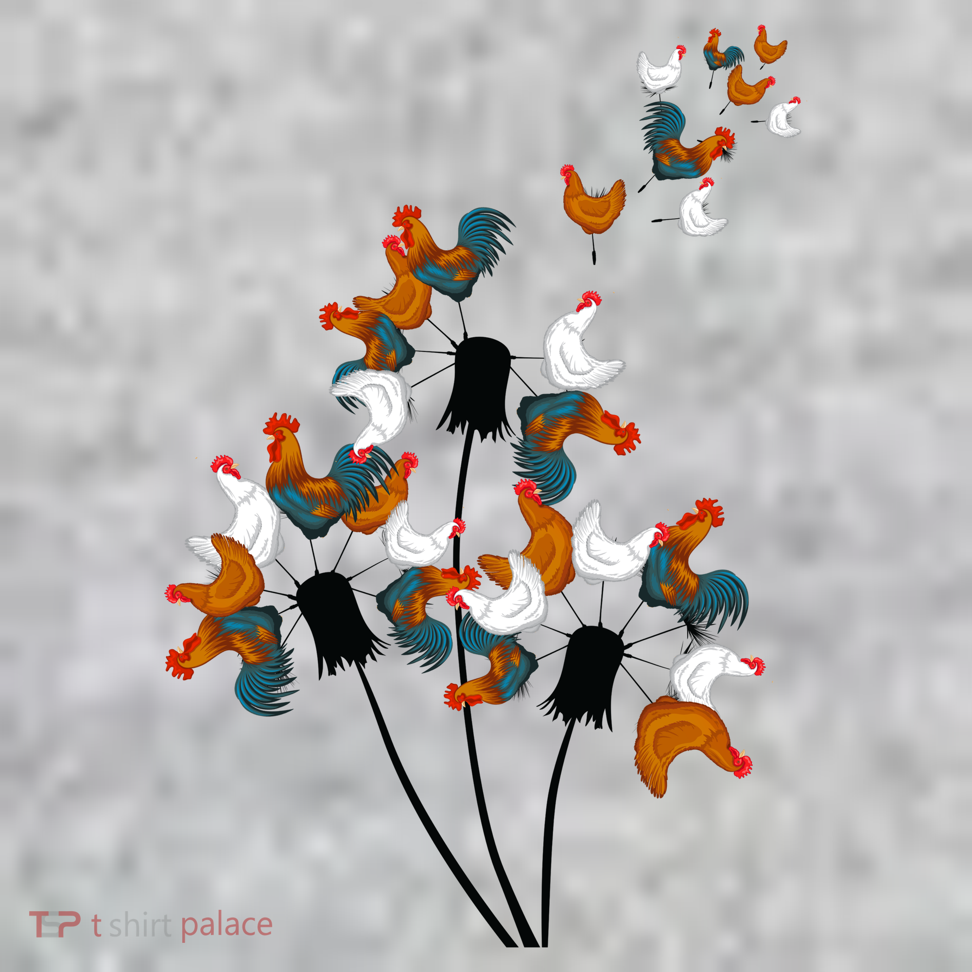 Dandelion Chicken Toddler T-Shirt