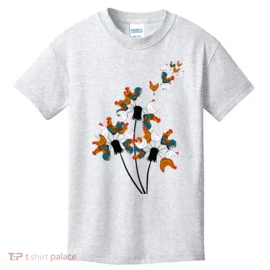 Dandelion Chicken Kids T-Shirt