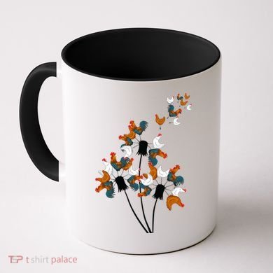 Dandelion Chicken Coffee Mug