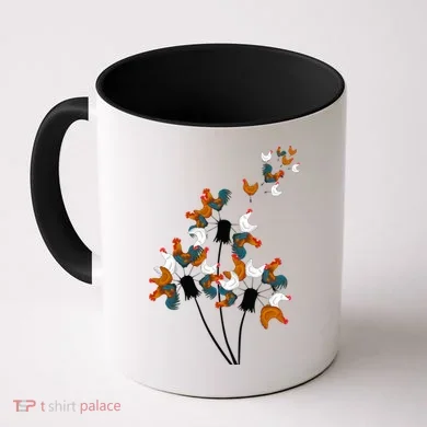 Dandelion Chicken Coffee Mug