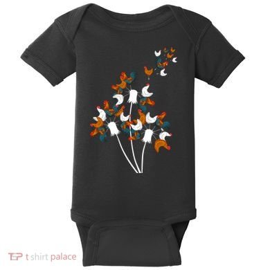 Dandelion Chicken Baby Bodysuit