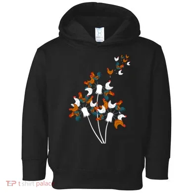 Dandelion Chicken Toddler Hoodie