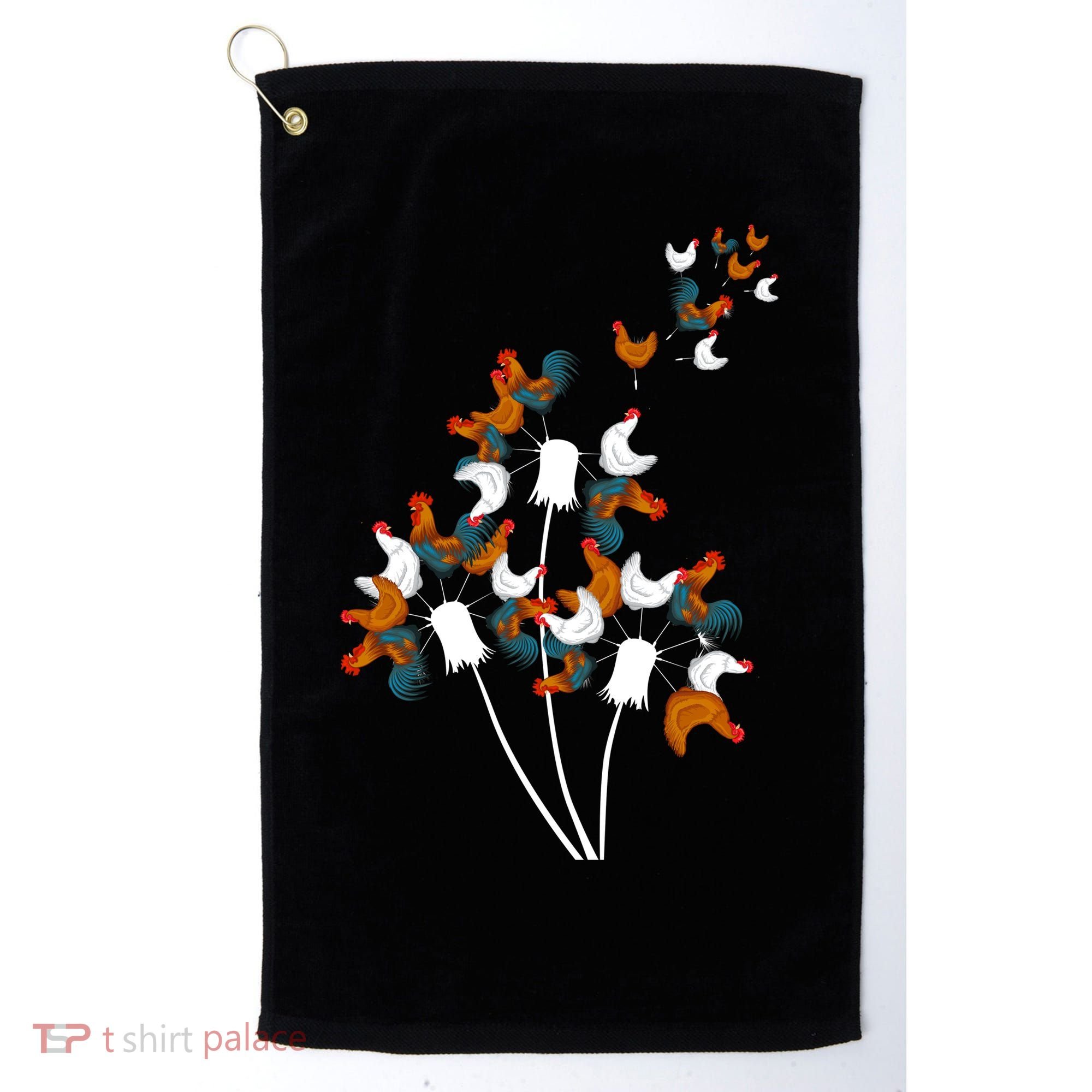 Dandelion Chicken Golf Towel