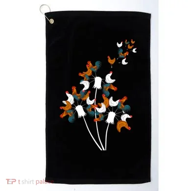 Dandelion Chicken Golf Towel