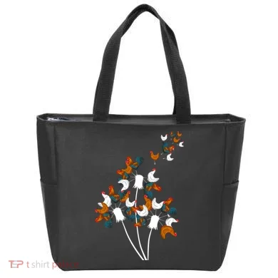 Dandelion Chicken Tote Bag