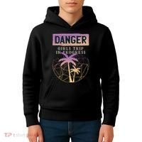 Danger Girls Trip In Progress Kids Hoodie thumb 4
