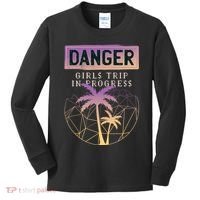 Danger Girls Trip In Progress Kids Long Sleeve Shirt thumb 0