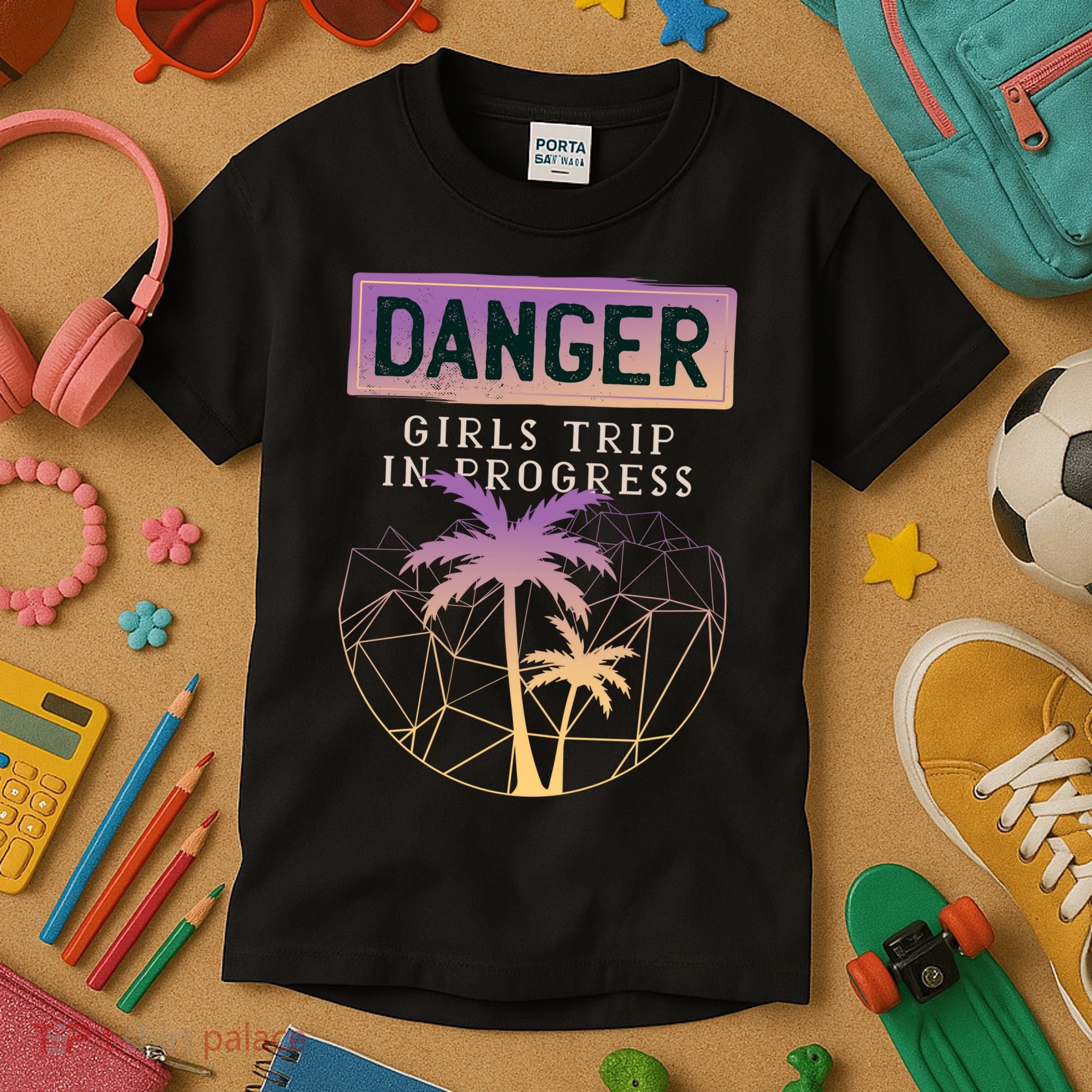 Danger Girls Trip In Progress Kids T-Shirt