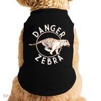 Danger Zebra Doggie Tank thumb 0