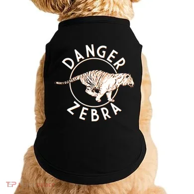 Danger Zebra Doggie Tank