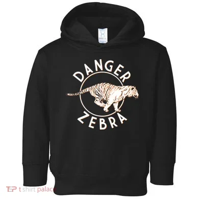 Danger Zebra Toddler Hoodie