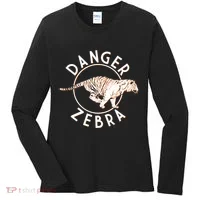 Danger Zebra Women's Long Sleeve Shirt thumb 0