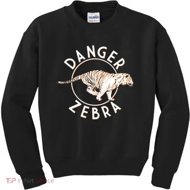 Danger Zebra Kids Sweatshirt