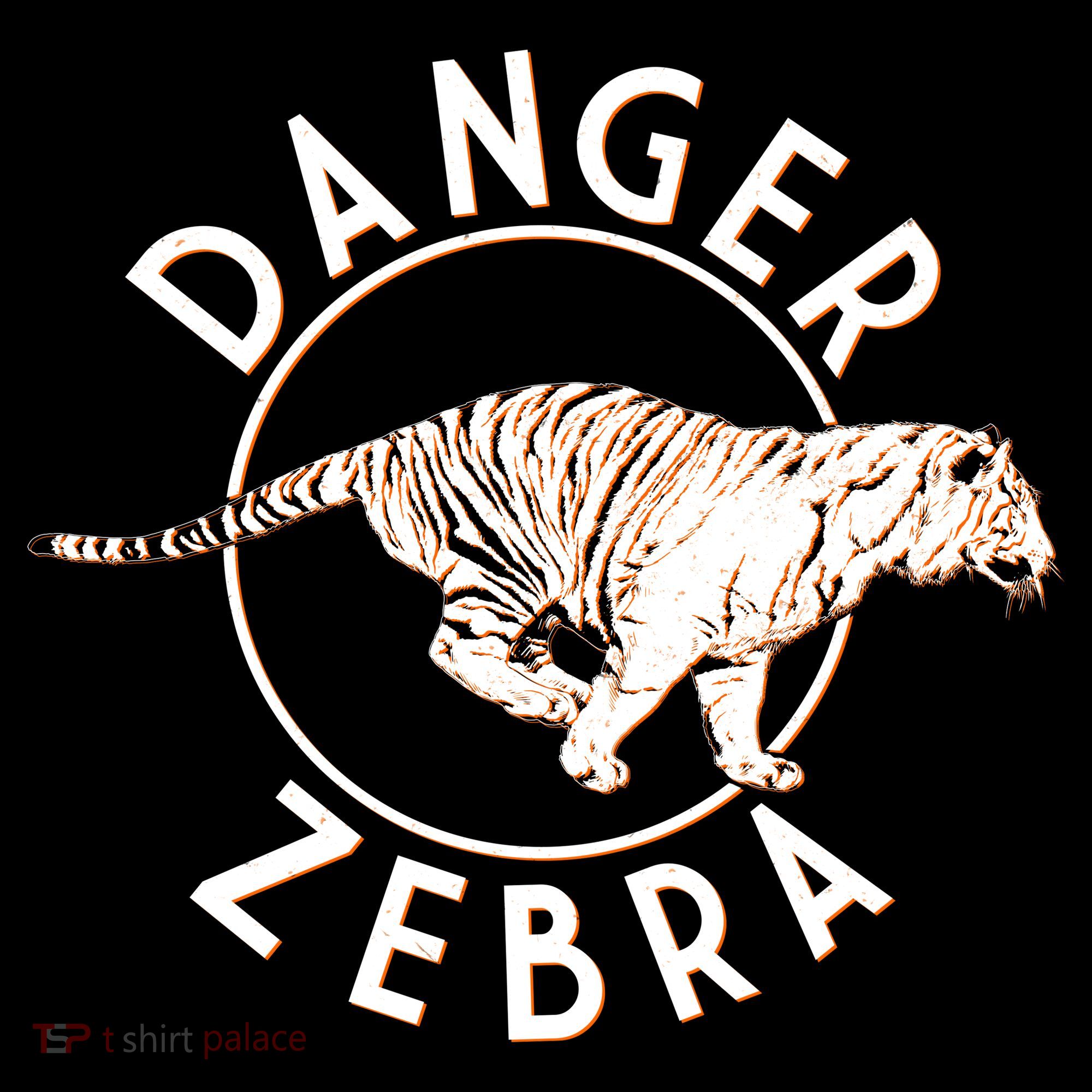 Danger Zebra Tote Bag