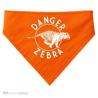 Danger Zebra USA-Made Doggie Bandana