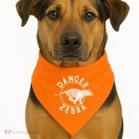 Danger Zebra USA-Made Doggie Bandana thumb 1